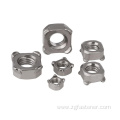 SUS304/316 stainless steel square nuts DIN928